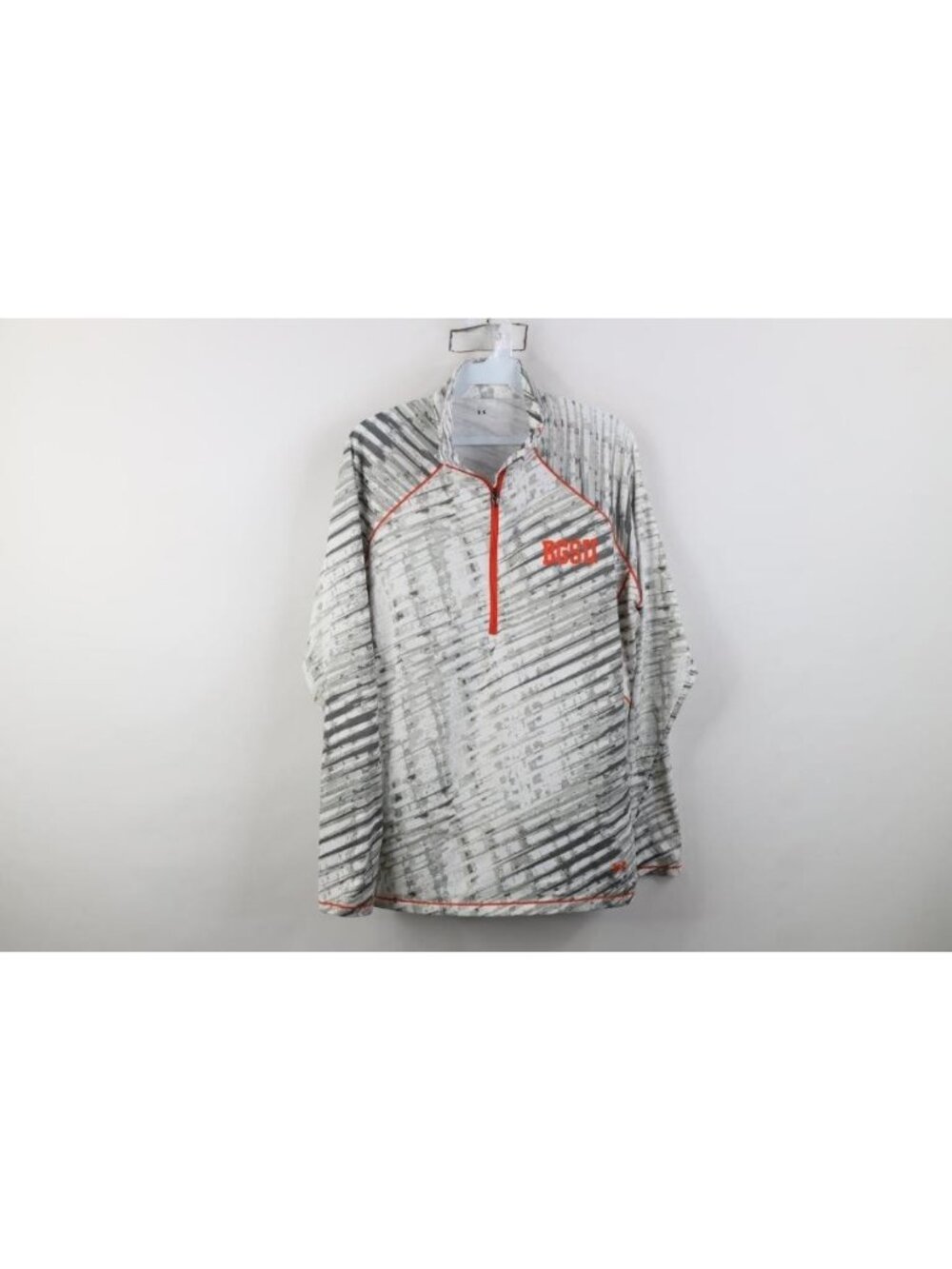 Under Armour Mens Large Bowling Green State University 1/2 Zip Pullover Jacket